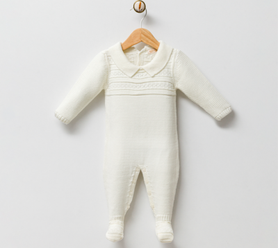 Wholesale Unisex Baby Knitwear Rompers 0-6M Milarda 2001-3017 - Milarda (1)