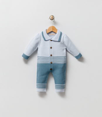 Wholesale Unisex Baby Knitwear Rompers 0-9M Milarda 2001-2075 - 1