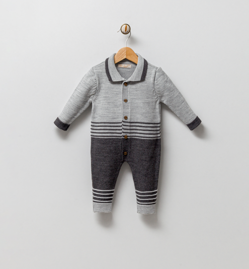 Wholesale Unisex Baby Knitwear Rompers 0-9M Milarda 2001-2075 - 3