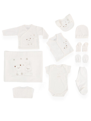 Wholesale Unisex Baby Newborn Set 0-3M Bebitof 2020-10036 - 1