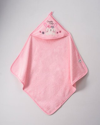 Wholesale Unisex Baby Towel 75x80 Ramel Kids 1072-340 Розовый 