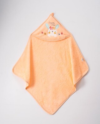 Wholesale Unisex Baby Towel 75x80 Ramel Kids 1072-340 Salmon Color 