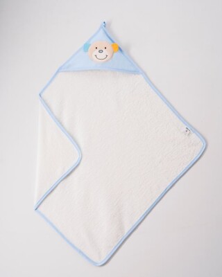 Wholesale Unisex Baby Towel 80x80 Ramel Kids 1072-342 Blue