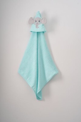 Wholesale Unisex Baby Towel 80x90 Ramel Kids 1072-356 Mint Green 