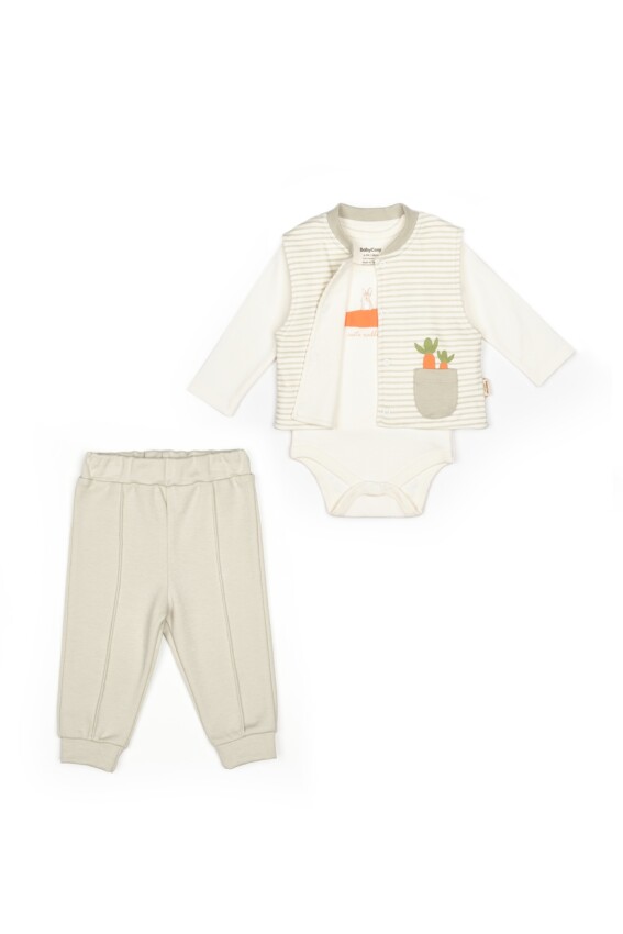 Wholesale Unisex Baby Vest Pants and Body Set 3-24M BabyCosy 2022-CSY2018 - 1