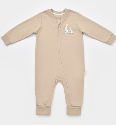 Wholesale Unisex Baby Zippered Jumpsuit 100% Organic Cotton Baby Cosy 2022-CSY3042 - Baby Cosy
