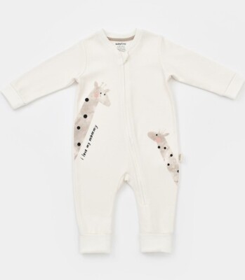 Wholesale Unisex Baby Zippered Jumpsuit 3-24M 100% Organic Cotton Baby Cosy 2022-CSY3043 - Baby Cosy