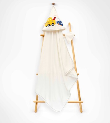 Wholesale Unisex Kids 2-Piece Scrub Mitt and Towel Set 85X80 Babyline 2015-9-454 - Babyline (1)