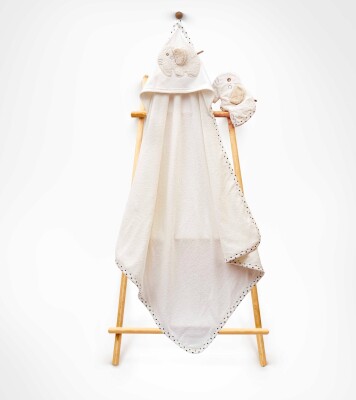 Wholesale Unisex Kids 2-Piece Scrub Mitt and Towel Set 85X80 Babyline 2015-9-676 - Babyline