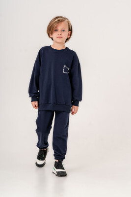 Wholesale Unisex Kids 2-Piece Sweatshirt and Pants Set 10-13Y Gold Class 1010-4610 - Gold Class (1)