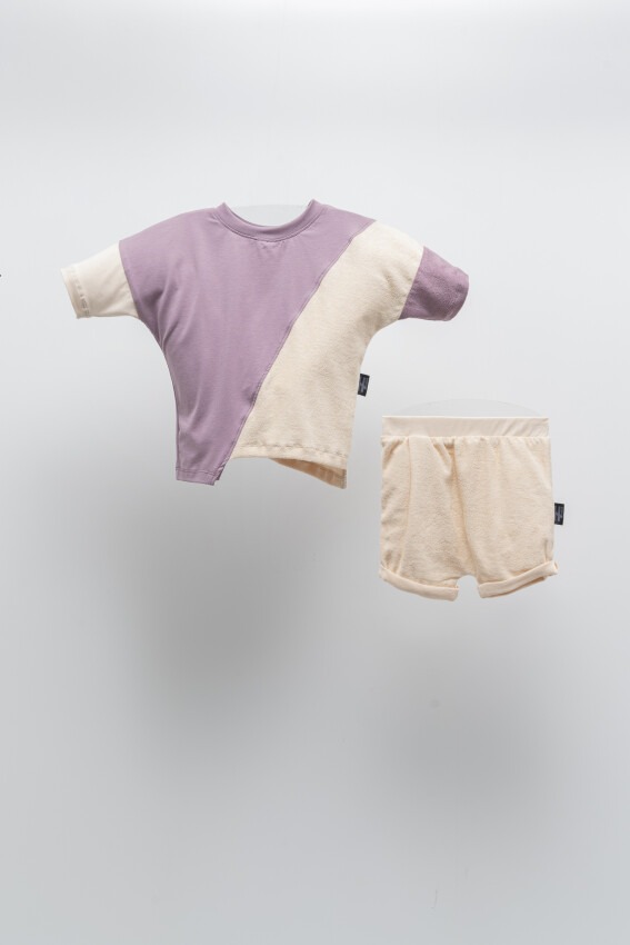 Wholesale Unisex Kids 2-Piece T-Shirt and Shorts Set 2-5Y Moi Noi 1058-MN51292 - 2