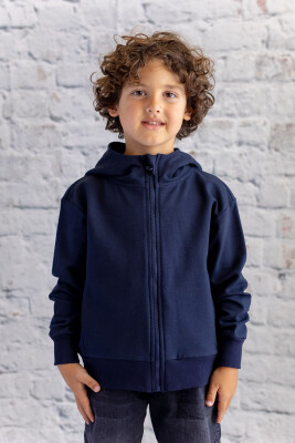 Wholesale Unisex Kids Basic Hooded Jacket 1-12Y Zeyland 1070-252Z3YDZ26 - 5