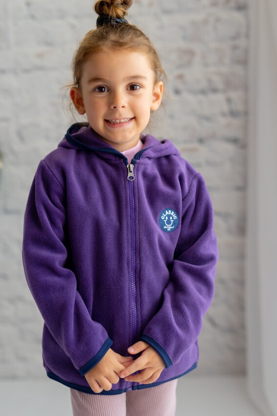 Wholesale Unisex Kids Fleece Cardigan 3-14Y Zeyland 1070-242Z1ETA26 - 3