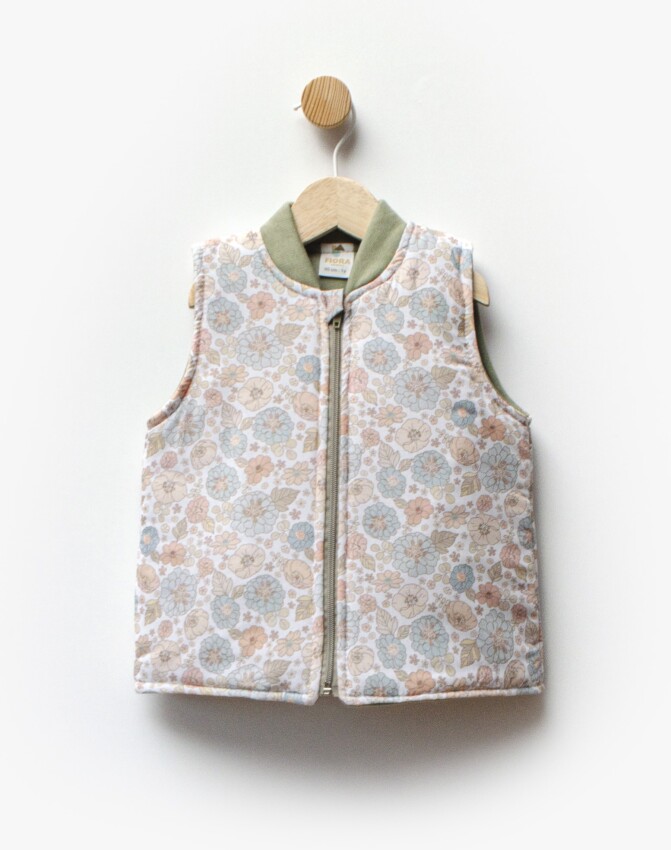 Wholesale Unisex Kids Lined Vest 1-5Y Flexi Baby 2063-433010 - 5