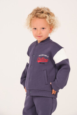 Wholesale Unisex Kids Printed College Jacket1-12Y Zeyland 1070-252Z3EBU26 - 3