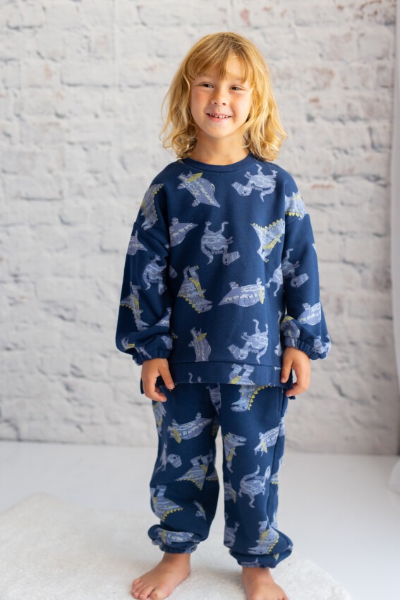 Wholesale Unisex Kids Tracksuit Set 1-7Y Zeyland 1070-242Z1ETA77 - 2