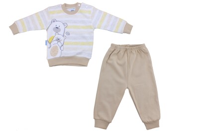 Wholesales Baby Boys 2-Piece Pajamas Set 3-9M Hoppidik 2017-2333 - Hoppidik