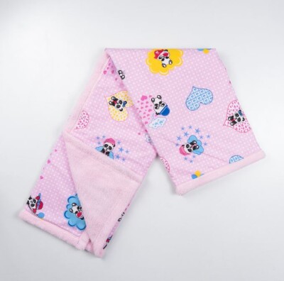 Wolesale Unisex Baby Welsoft Blanket 85x110 cm Ramel Kids 1072-830 Pink